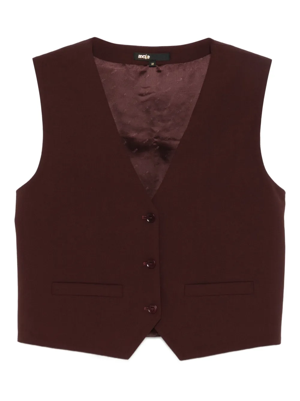 Жилет на пуговицах Maje, красный
Жилет на пуговицах Maje, красный