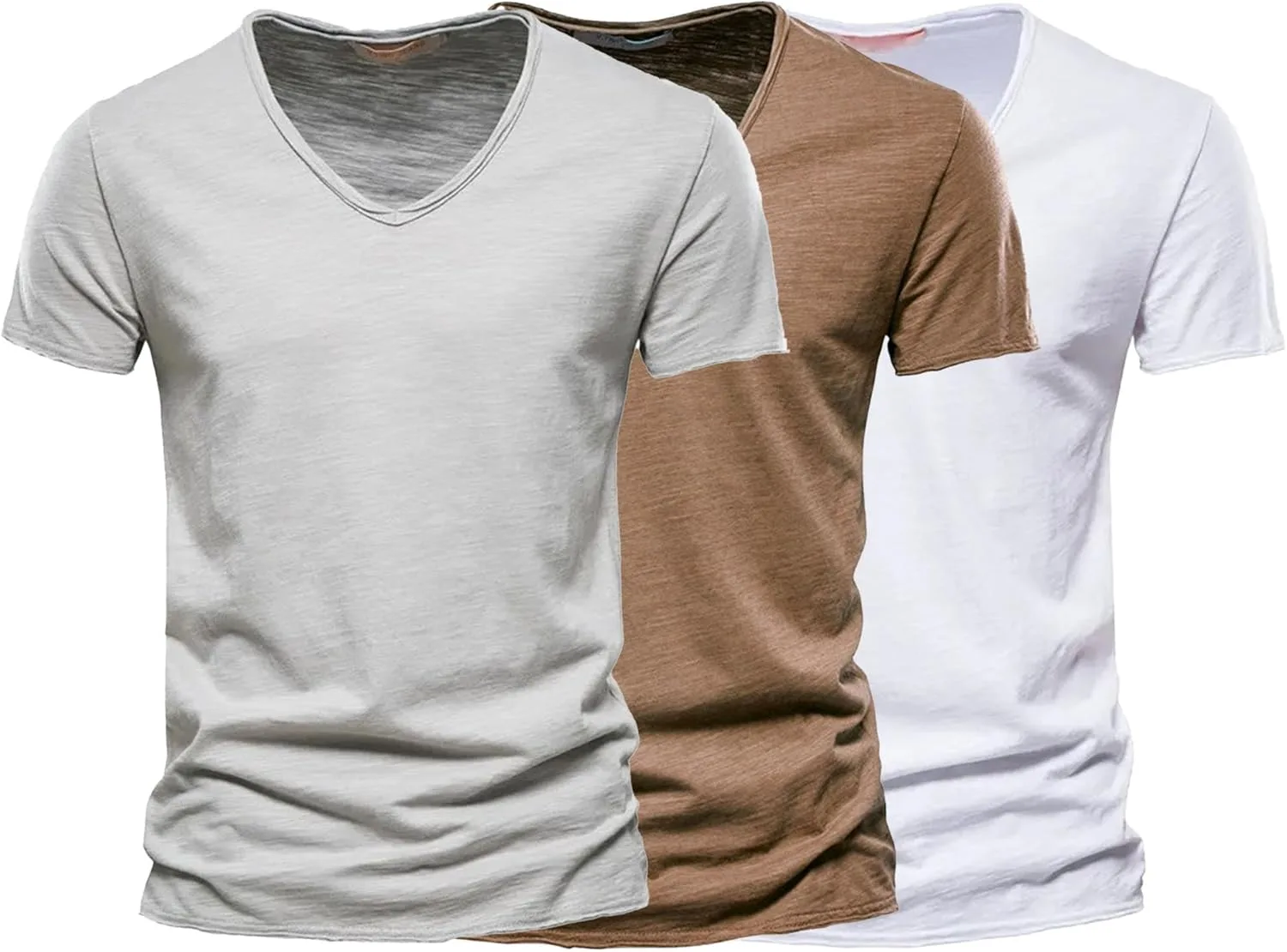 Футболка мужская V-образный вырез хлопок QOAAIE
Футболка мужская V-образный вырез хлопок QOAAIE