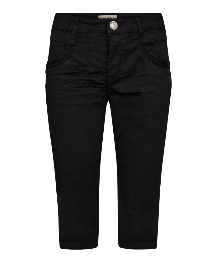 Черные брюки-«драгоценности» классического кроя. Mos Mosh, черный
Черные брюки-«драгоценности» классического кроя. Mos Mosh, черный