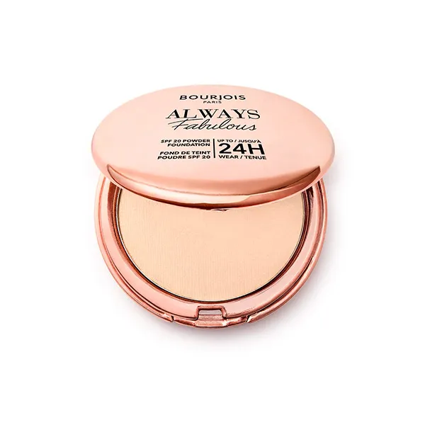 Пудровая основа под макияж Always Fabulous Compact Bourjois, 115
Пудровая основа под макияж Always Fabulous Compact Bourjois, 115
