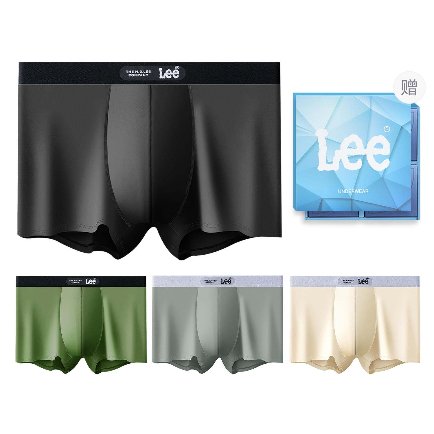 Lee Подарочный набор мужского белья 4 шт
Lee Подарочный набор мужского белья 4 шт