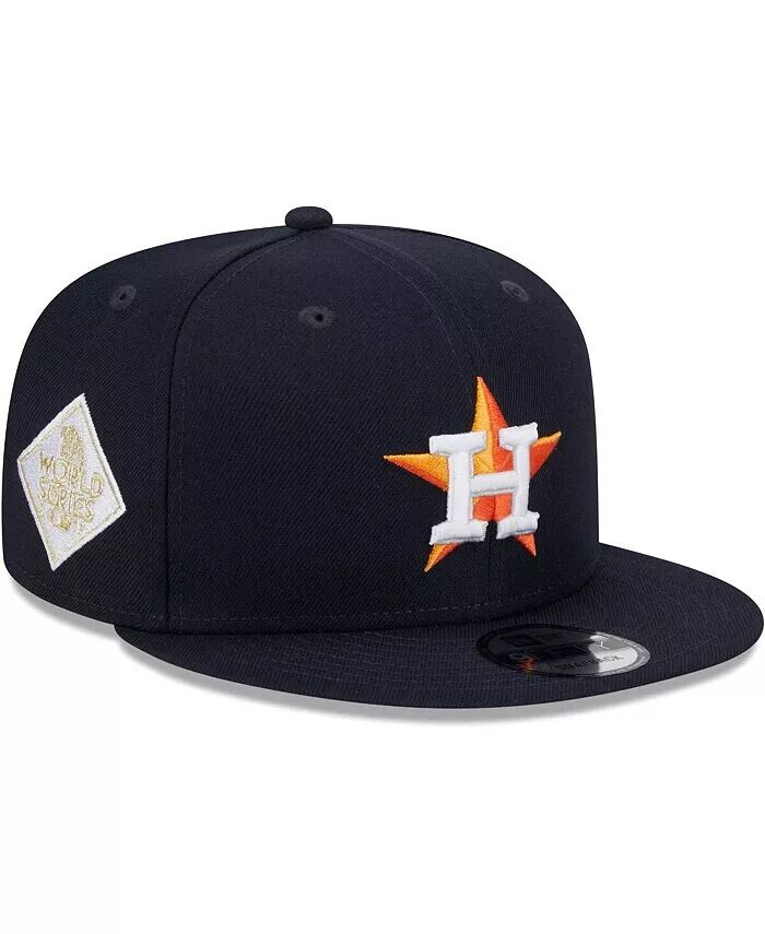 Мужская темно-синяя кепка Snapback Houston Astros World Series 2017 с боковой нашивкой 9FIFTY New Era, синий
Мужская темно-синяя кепка Snapback Houston Astros World Series 2017 с боковой нашивкой 9FIFTY New Era, синий