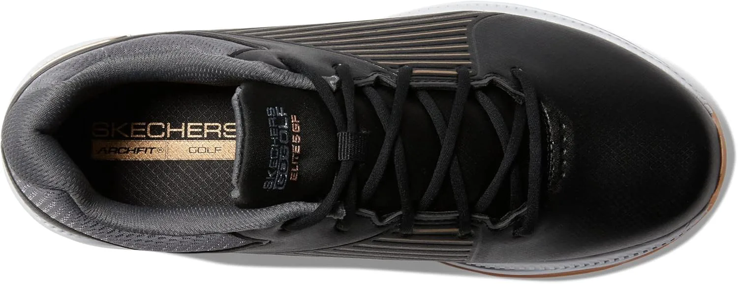 Мужские водонепроницаемые гольф-туфли Skechers Elite 5 Arch Fit, черный/золотой
Мужские водонепроницаемые гольф-туфли Skechers Elite 5 Arch Fit, черный/золотой