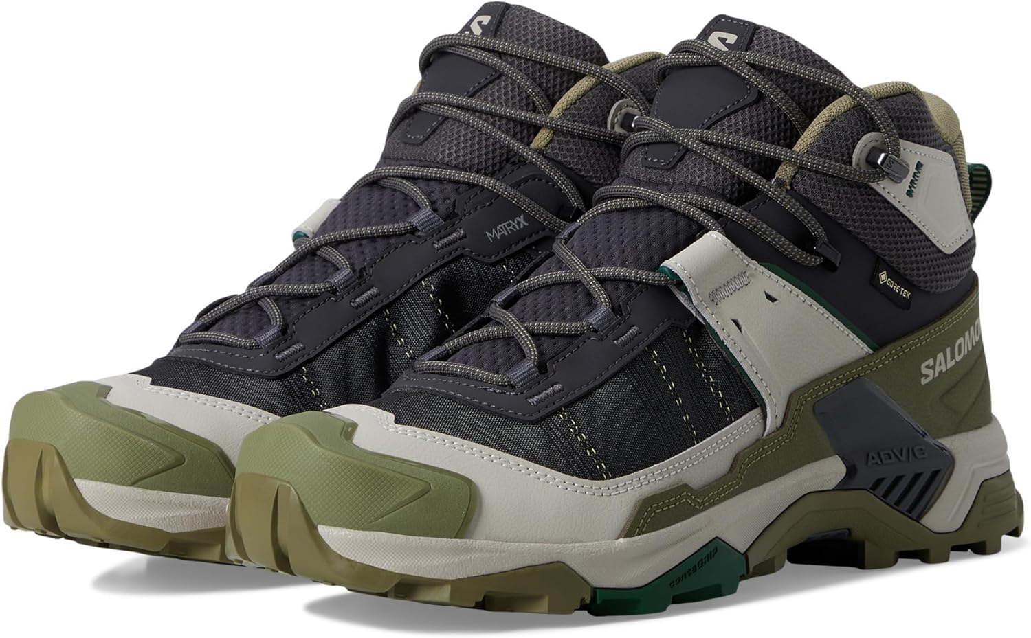 Мужские кроссовки Salomon X Ultra 5 Mid GTX для пешего туризма, Asphalt/Aloe/Eden
Мужские кроссовки Salomon X Ultra 5 Mid GTX для пешего туризма, Asphalt/Aloe/Eden