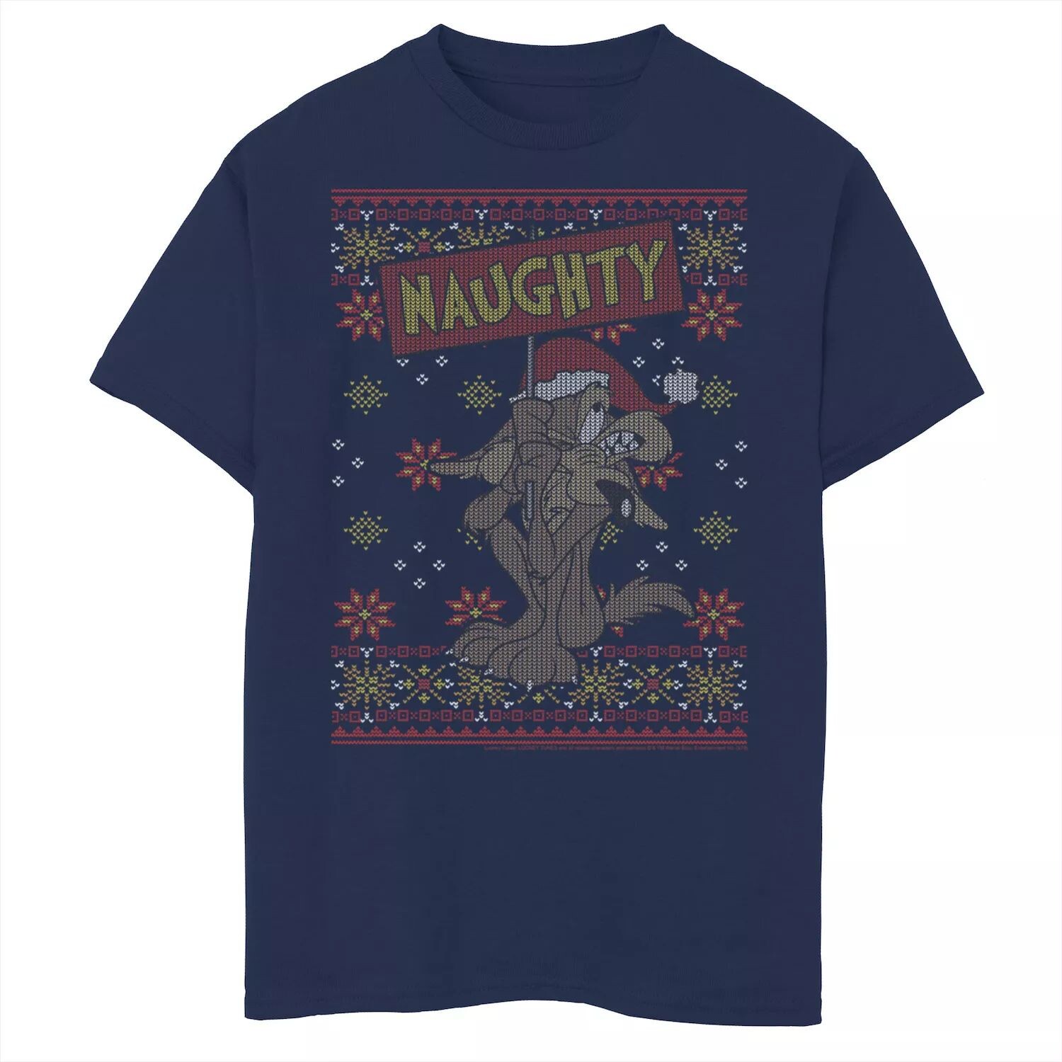 Рождественский свитер Looney Tunes для мальчиков 8–20 лет, футболка с рисунком «Wile E. Coyote» и «Naughty» Licensed Character
Рождественский свитер Looney Tunes для мальчиков 8–20 лет, футболка с рисунком «Wile E. Coyote» и «Naughty» Licensed Character