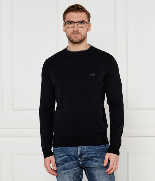 Свитер мужской Boss шерстяной, черный
Свитер мужской Boss шерстяной, черный