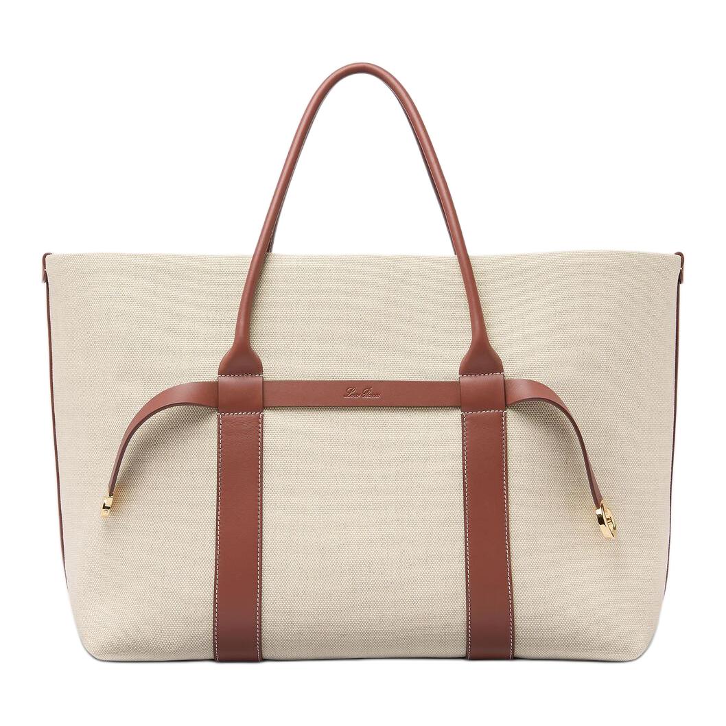 Loro Piana Хлопковая сумка большая женская бежевая
Loro Piana Хлопковая сумка большая женская бежевая