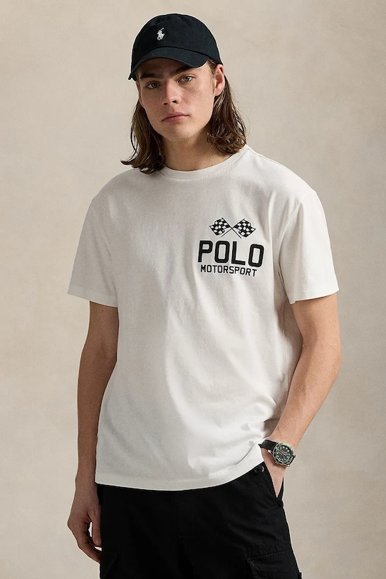 Хлопковая футболка Sscnclsm1 с коротким рукавом Polo Ralph Lauren, белый
Хлопковая футболка Sscnclsm1 с коротким рукавом Polo Ralph Lauren, белый