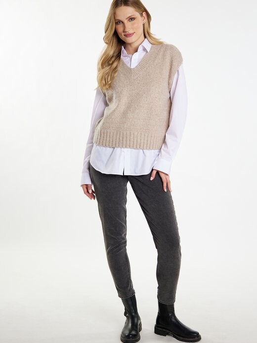 Свитер-Жилет Dreimaster, коричневый
Свитер-Жилет Dreimaster, коричневый