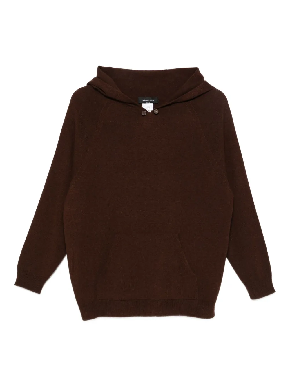 Худи из смесовой шерсти Fabiana Filippi, коричневый
Худи из смесовой шерсти Fabiana Filippi, коричневый