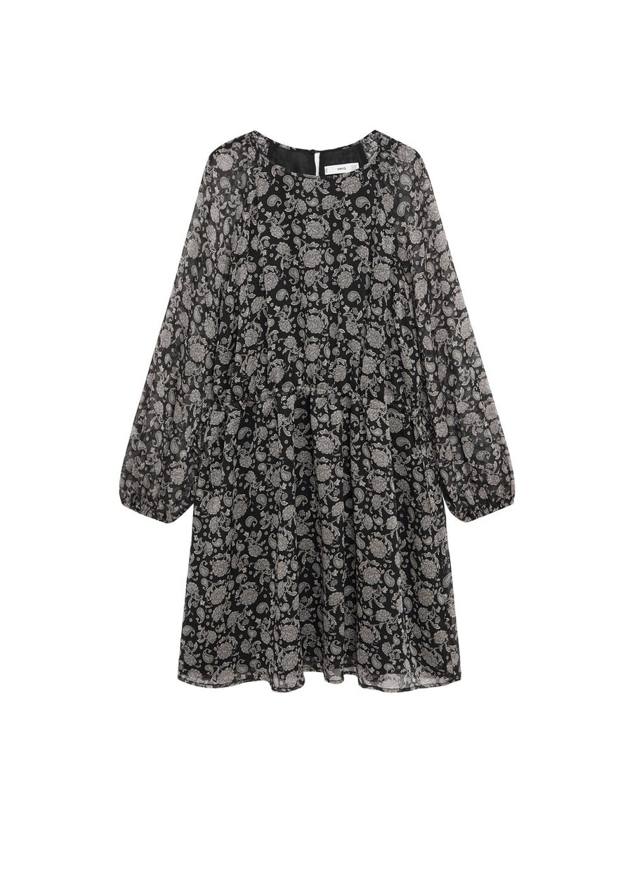 Мини платье MANGO Dress Maura, черный 
Мини платье MANGO Dress Maura, черный