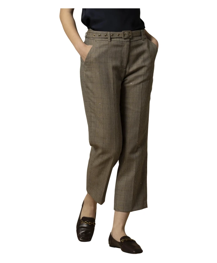 Стильные клетчатые брюки Kocca, коричневый
Стильные клетчатые брюки Kocca, коричневый