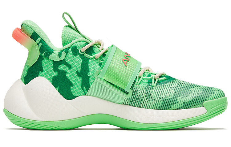 Баскетбольные кроссовки Water Flower 3 мужские с низким верхом зеленые Anta 
Баскетбольные кроссовки Water Flower 3 мужские с низким верхом зеленые Anta