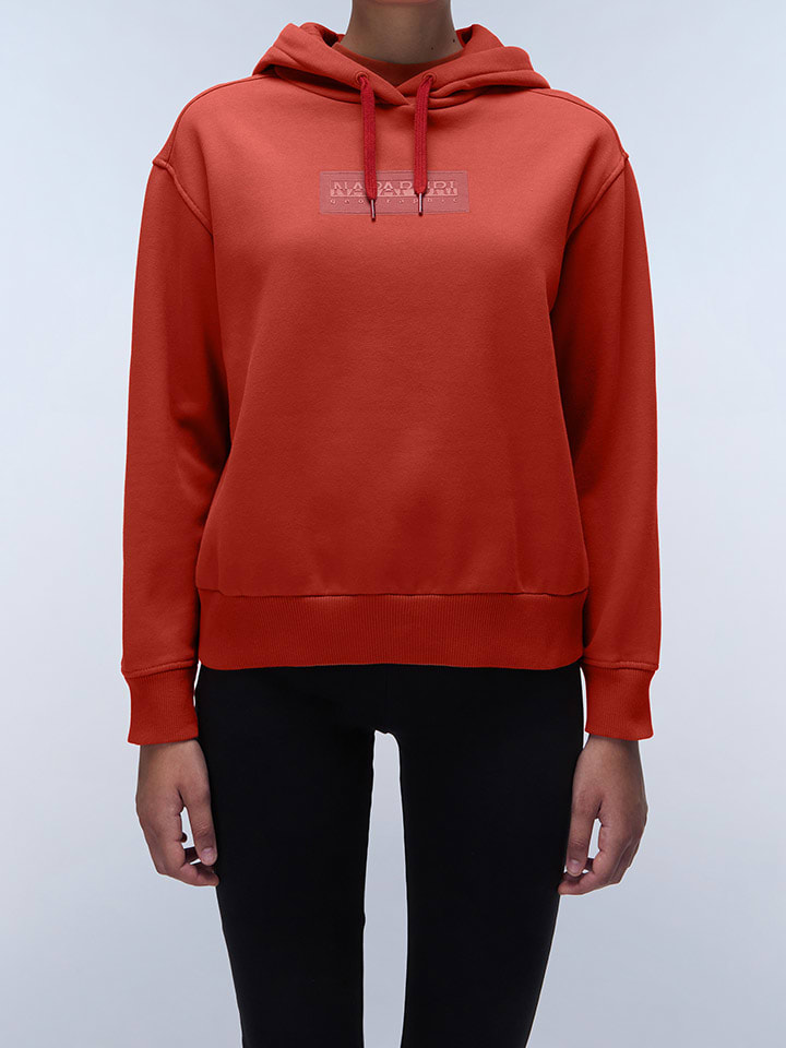 Толстовка с капюшоном Napapijri, красный 
Толстовка с капюшоном Napapijri, красный