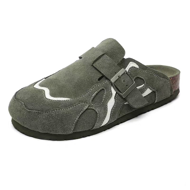 ZUOSAISI Армейские зеленые мужские тапочки с закрытым носком, устойчивые к запаху и антибактериальные, цвет Army Green
ZUOSAISI Армейские зеленые мужские тапочки с закрытым носком, устойчивые к запаху и антибактериальные, цвет Army Green