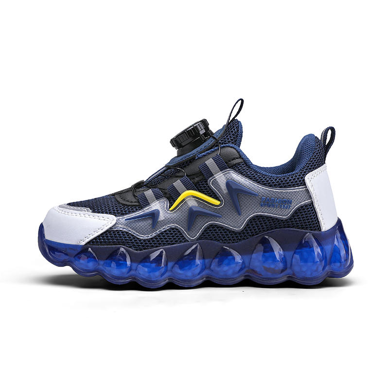 Детские повседневные антиударные износостойкие амортизирующие легкие сбалансированные кроссовки Kids' JIAFEIMAO, синий 
Детские повседневные антиударные износостойкие амортизирующие легкие сбалансированные кроссовки Kids' JIAFEIMAO, синий