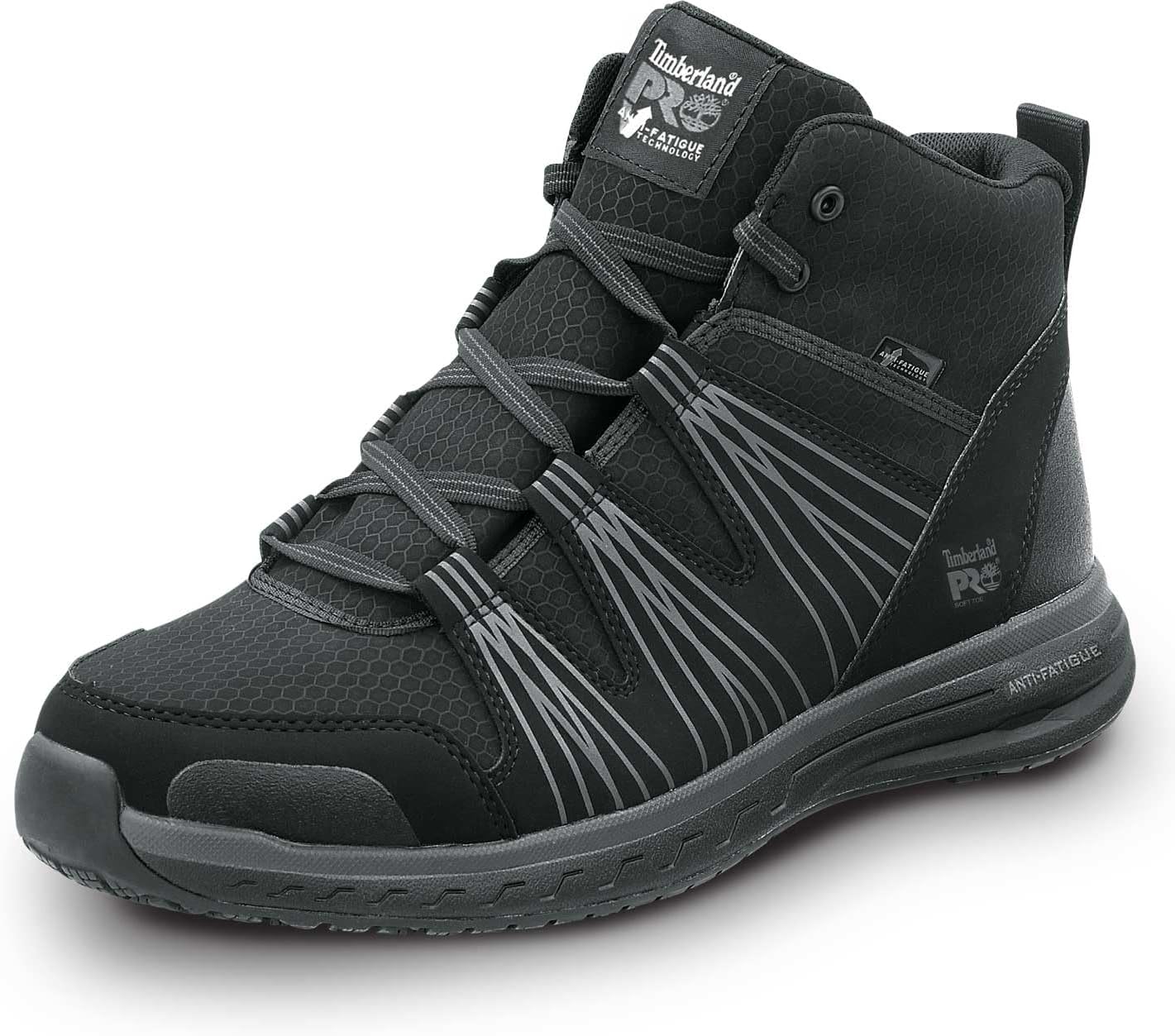 Timberland PRO Powerdrive, мужские, с мягким мыском, EH, MaxTrax противоскользящие высокие ботинки, Black
Timberland PRO Powerdrive, мужские, с мягким мыском, EH, MaxTrax противоскользящие высокие ботинки, Black