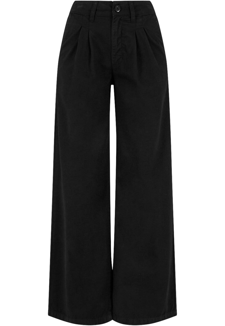 Широкие брюки со складками спереди Urban Classics, черный
Широкие брюки со складками спереди Urban Classics, черный