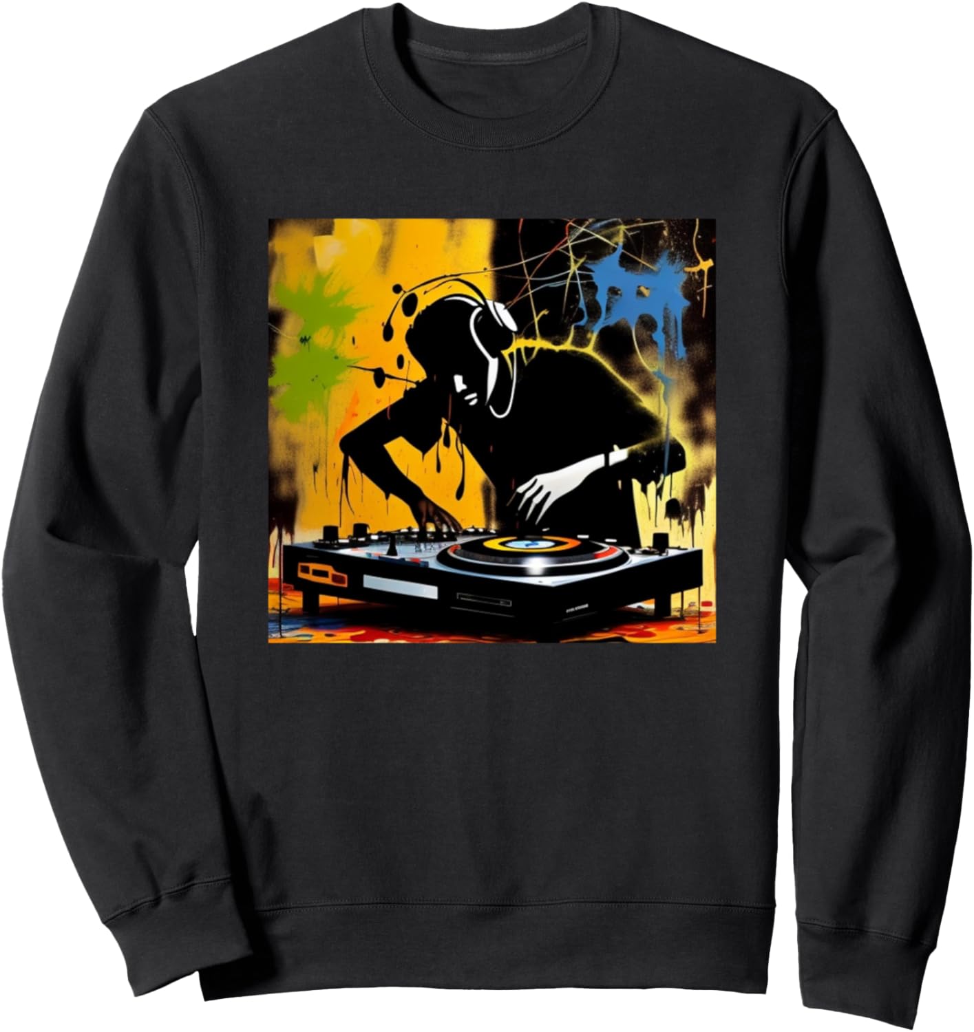 Толстовка с изображением силуэта диджея и проигрывателя виниловых пластинок Dj Turntable | Discjockey Men Women Kids Boys Gift, черный
Толстовка с изображением силуэта диджея и проигрывателя виниловых пластинок Dj Turntable | Discjockey Men Women Kids Boys Gift, черный