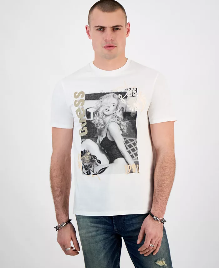 Мужская футболка Regular-Fit Guess Girl с принтом, белый
Мужская футболка Regular-Fit Guess Girl с принтом, белый