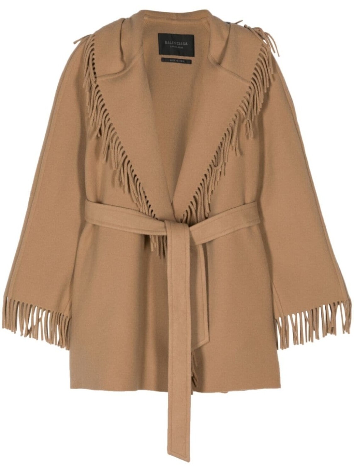 Balenciaga кардиган-пальто с капюшоном и бахромой, нейтральный цвет
Balenciaga кардиган-пальто с капюшоном и бахромой, нейтральный цвет