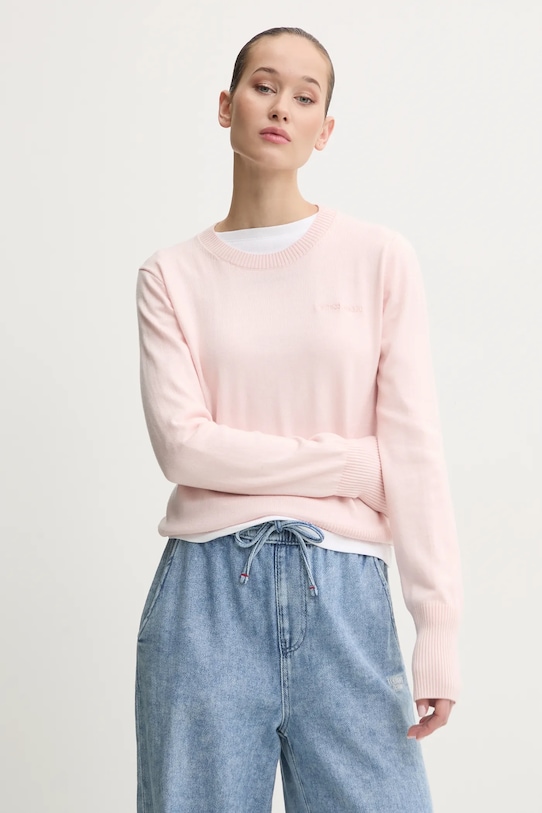 Свитер с добавлением шерсти Guess Jeans, розовый 
Свитер с добавлением шерсти Guess Jeans, розовый