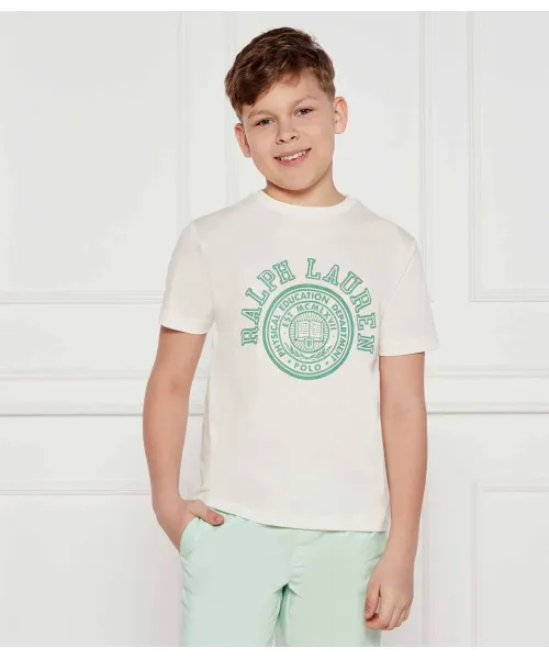 Футболка Regular fit Polo Ralph Lauren, бежевый 
Футболка Regular fit Polo Ralph Lauren, бежевый