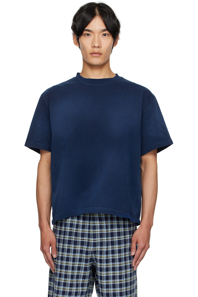 Выбеленная оверсайз футболка The Elder Statesman, синий
Выбеленная оверсайз футболка The Elder Statesman, синий