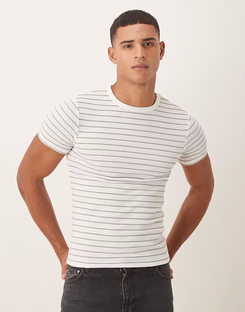 Футболка Muscle Fit в белую и коричневую полоску Asos Design, Коричневый, Футболка Muscle Fit в белую и коричневую полоску Asos Design
Футболка Muscle Fit в белую и коричневую полоску Asos Design, Коричневый, Футболка Muscle Fit в белую и коричневую полоску Asos Design