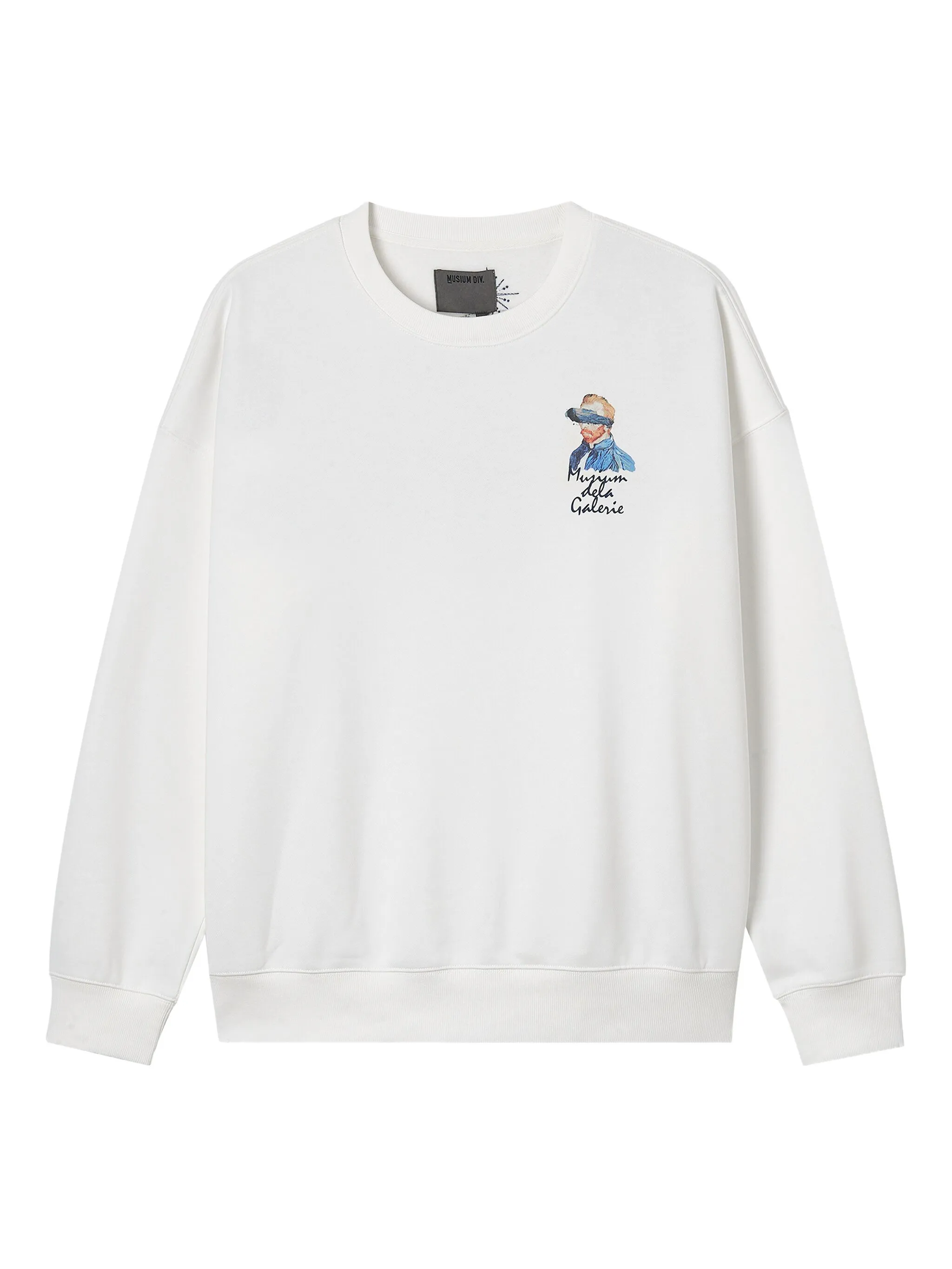 Толстовка с приспущенными плечами Musium Div., белый
Толстовка с приспущенными плечами Musium Div., белый