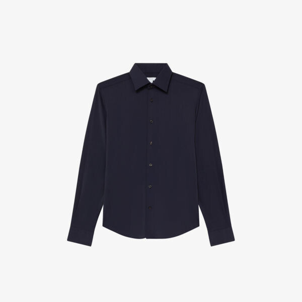 Рубашка Voyager классического кроя из эластичной ткани Reiss, темно-синий
Рубашка Voyager классического кроя из эластичной ткани Reiss, темно-синий