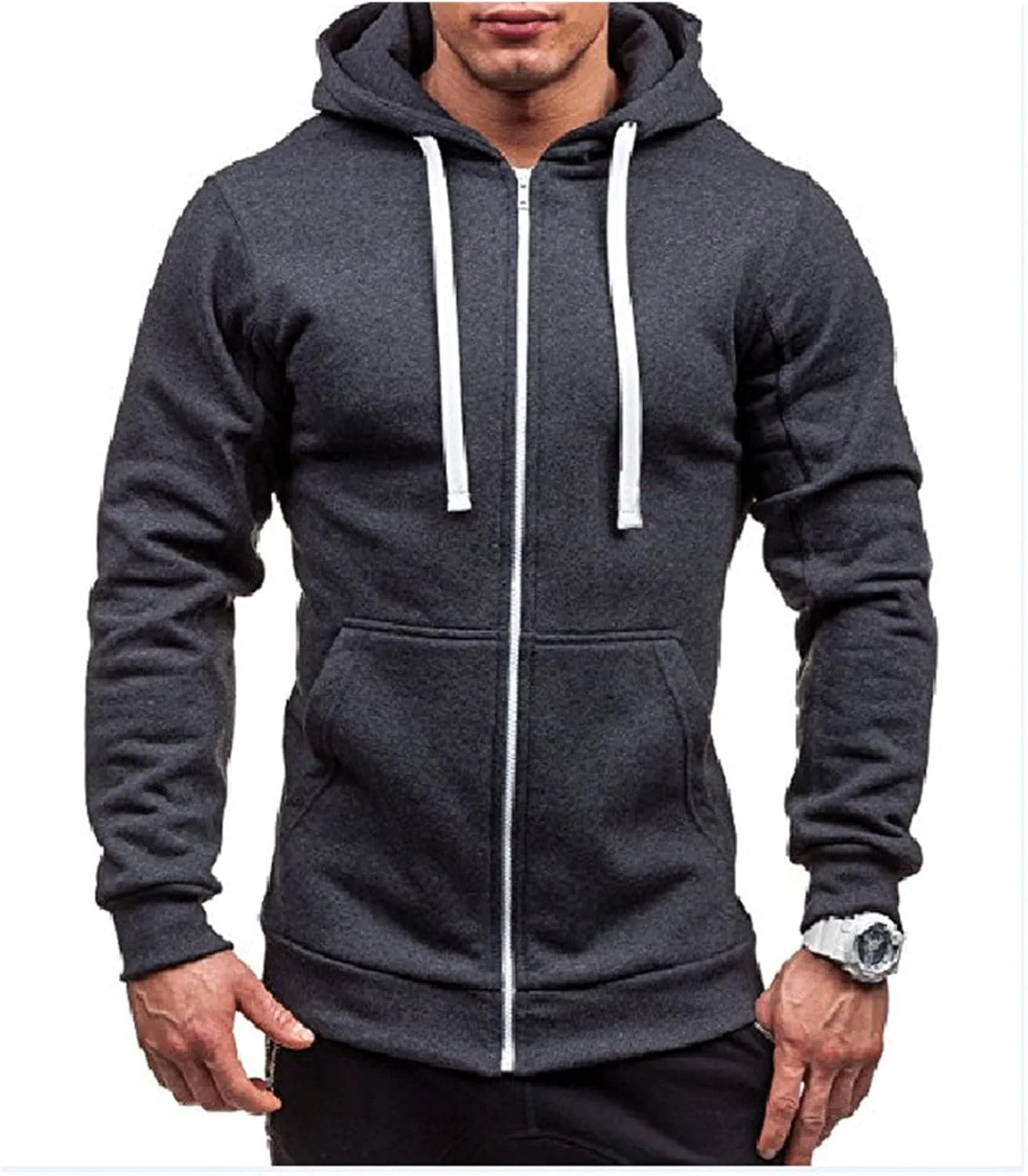 Wankang мужская модная худи на молнии с карманом
Wankang мужская модная худи на молнии с карманом