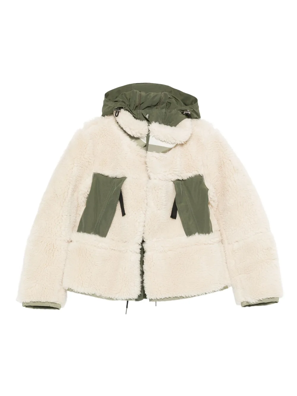 Куртка с капюшоном и панелями Sacai, нейтральный
Куртка с капюшоном и панелями Sacai, нейтральный