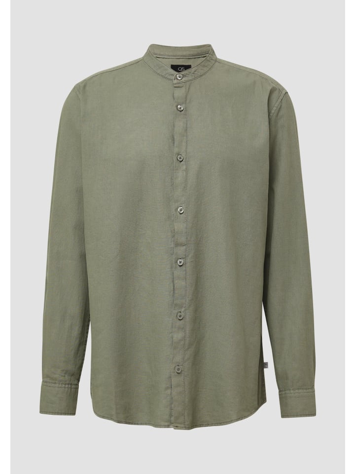 Рубашка цвета 7380_оливковый зеленый QS
Рубашка цвета 7380_оливковый зеленый QS