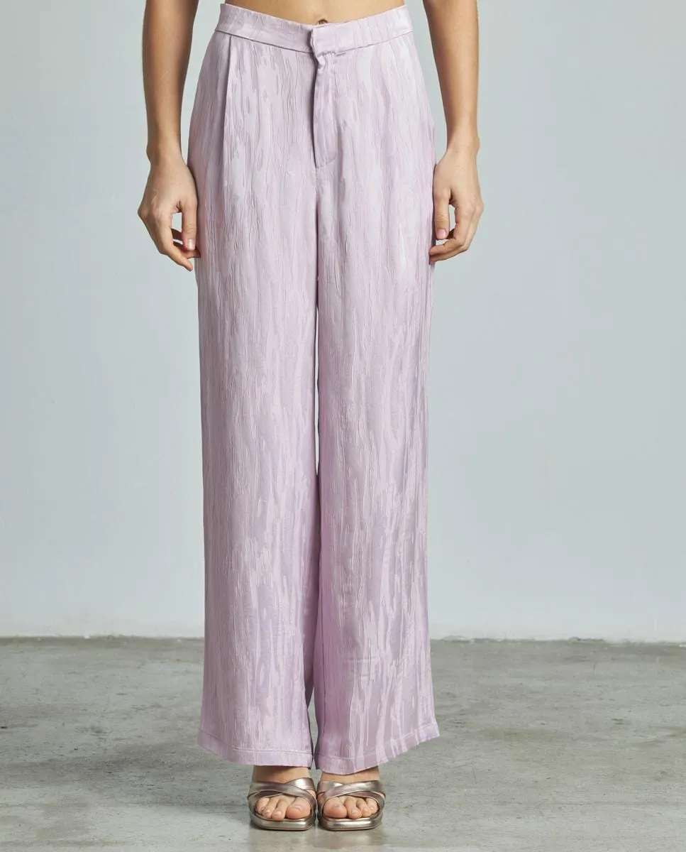 Женские брюки прямого кроя с фактурой и высокой талией Alma en Pena, сиреневый
Женские брюки прямого кроя с фактурой и высокой талией Alma en Pena, сиреневый