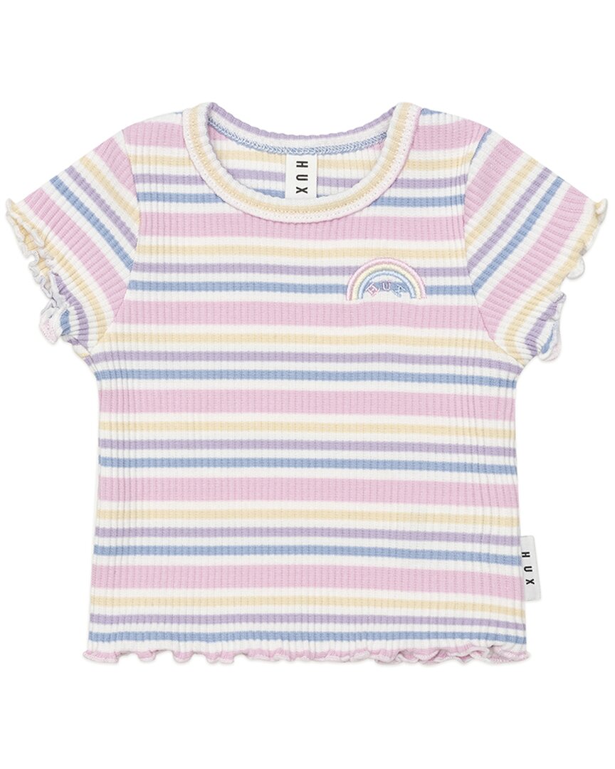 Huxbaby футболка с радужной полоской и ребристым воротом, мультиколор
Huxbaby футболка с радужной полоской и ребристым воротом, мультиколор