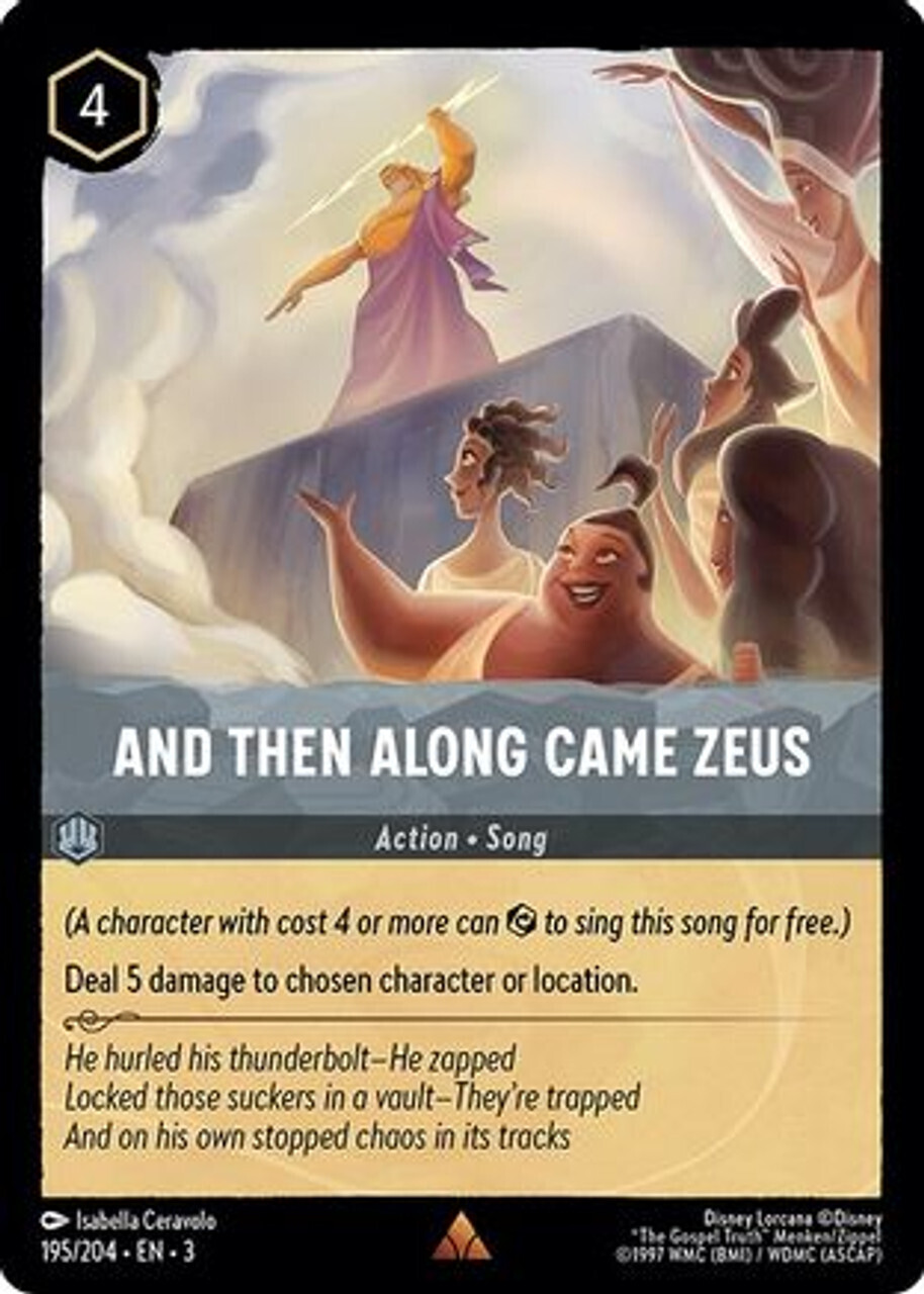 Карточная игра And Then Along Came Zeus (195/204) - Into the Inklands
Карточная игра And Then Along Came Zeus (195/204) - Into the Inklands