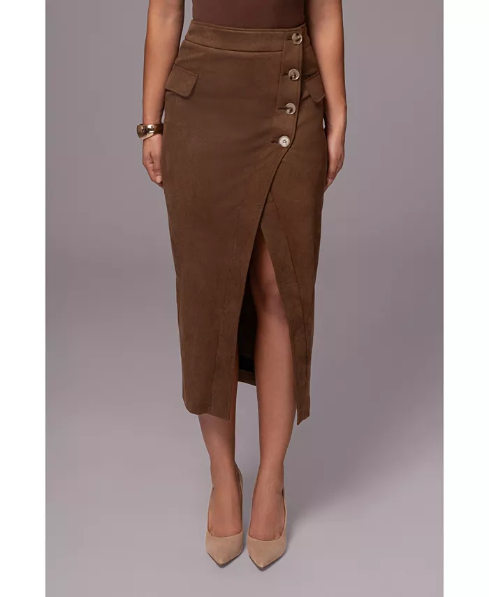 Женская юбка миди Audrey из замши JLUXLABEL, коричневый
Женская юбка миди Audrey из замши JLUXLABEL, коричневый