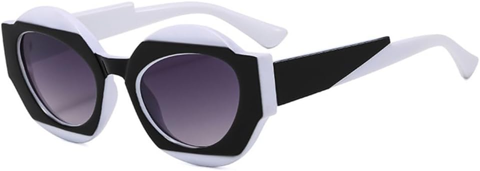 Ретро двухцветные овальные солнцезащитные очки для женщин, прозрачные градиентные линзы, защита от УФ-излучения UV400 для мужчин, панк-очки с леопардовым принтом LANGSER, White Black Gray
Ретро двухцветные овальные солнцезащитные очки для женщин, прозрачные градиентные линзы, защита от УФ-излучения UV400 для мужчин, панк-очки с леопардовым принтом LANGSER, White Black Gray