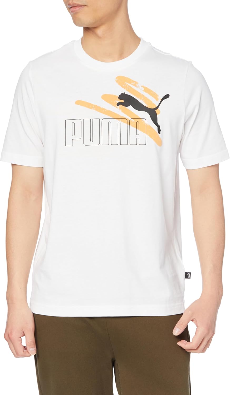 Мужская повседневная футболка PUMA, свободный крой, летняя футболка с логотипом ESS+ LOGO LAB (681177), белый
Мужская повседневная футболка PUMA, свободный крой, летняя футболка с логотипом ESS+ LOGO LAB (681177), белый