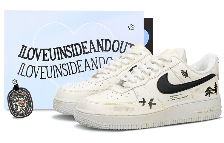 Кроссовки Nike Air Force 1 Skateboarding Shoes Men Low-top Beige/Black, цвет Off White
Кроссовки Nike Air Force 1 Skateboarding Shoes Men Low-top Beige/Black, цвет Off White