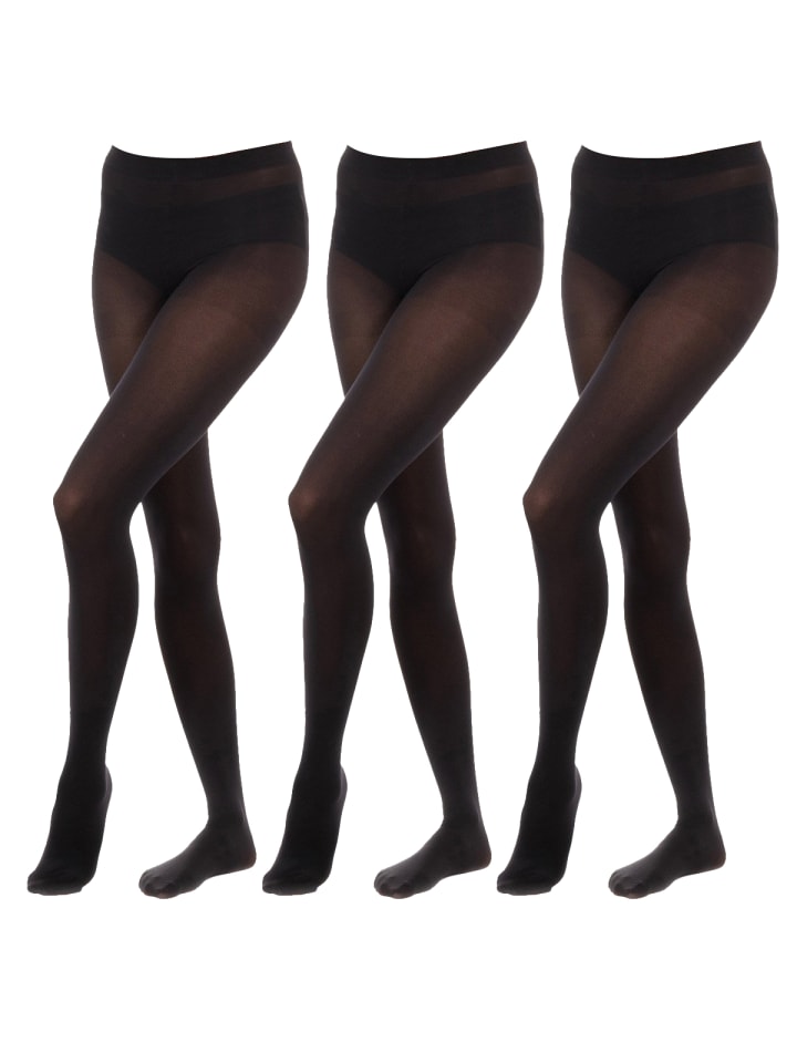 Vignoni Комплект из 3 штук: черные колготки
Vignoni Комплект из 3 штук: черные колготки