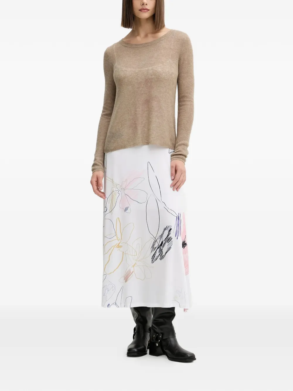 Миди-платье с цветочным принтом (набор из двух) Desigual, белый
Миди-платье с цветочным принтом (набор из двух) Desigual, белый