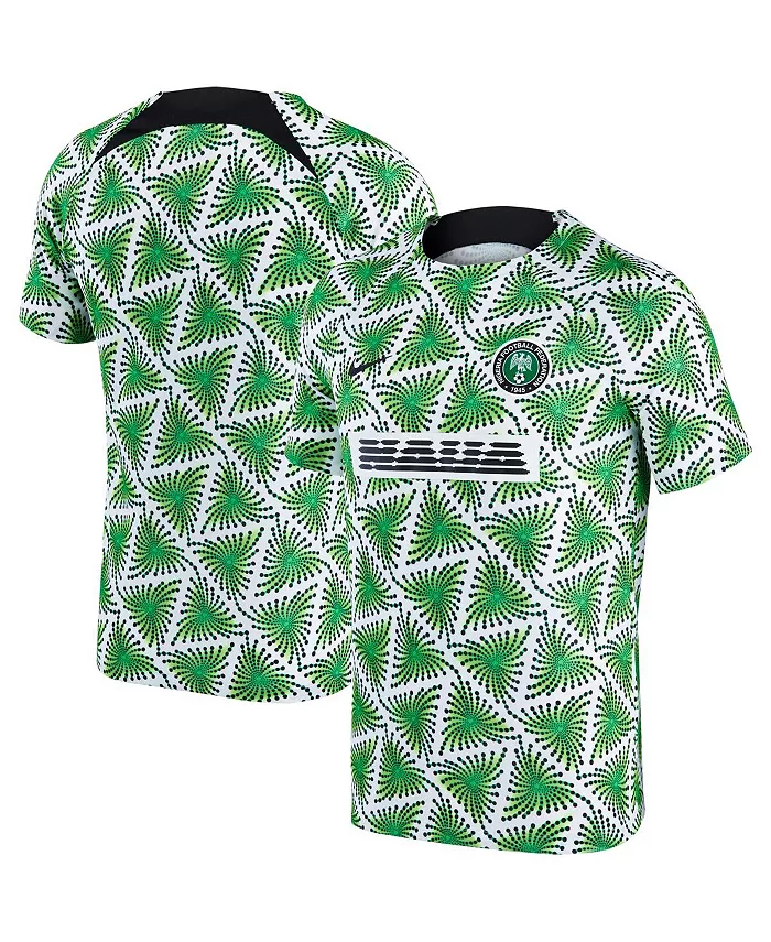 Мужская белая футболка Nigeria National Team 2022/23 Pre-Match Top Nike
Мужская белая футболка Nigeria National Team 2022/23 Pre-Match Top Nike