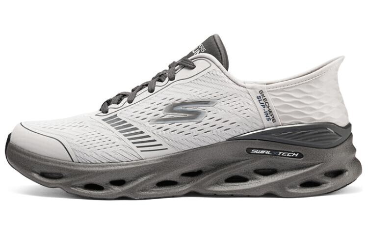 Кроссовки мужские с низким верхом серые/угольно-серые Skechers 
Кроссовки мужские с низким верхом серые/угольно-серые Skechers