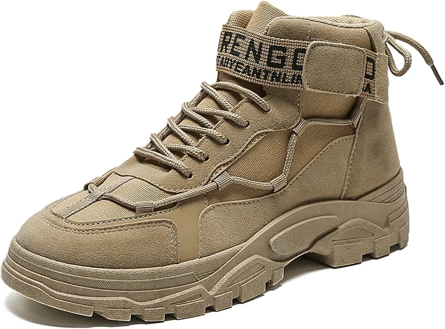 Мужские рабочие ботинки, мягкая подошва, тактические военные ботинки, противоскользящие боевые ботинки, ботинки средней высоты, обувь на щиколотку для мужчин TERBOFIN, хаки
Мужские рабочие ботинки, мягкая подошва, тактические военные ботинки, противоскользящие боевые ботинки, ботинки средней высоты, обувь на щиколотку для мужчин TERBOFIN, хаки