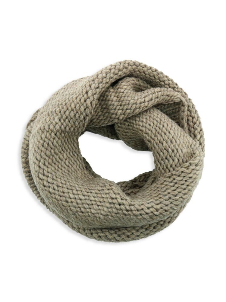 Шарф «Бесконечность» объемной вязки из смесовой шерсти Portolano, серый
Шарф «Бесконечность» объемной вязки из смесовой шерсти Portolano, серый