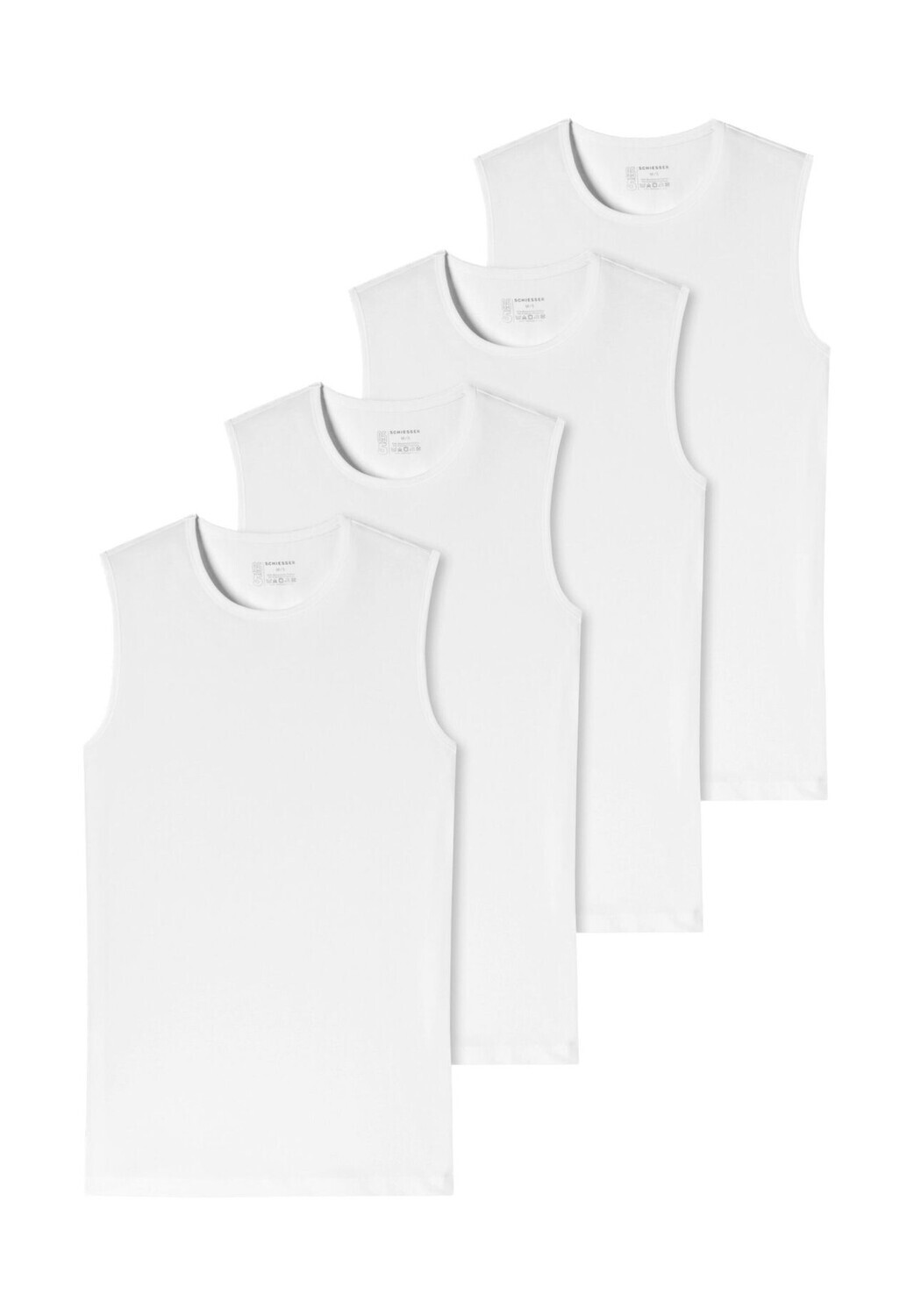 Майка/майка, 4 шт. в упаковке - 95/5 - натуральный хлопок SCHIESSER, белый
Майка/майка, 4 шт. в упаковке - 95/5 - натуральный хлопок SCHIESSER, белый