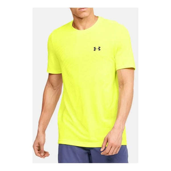 Футболка men's seamless wave round neck training sports short sleeve yellow Under Armour, желтый
Футболка men's seamless wave round neck training sports short sleeve yellow Under Armour, желтый