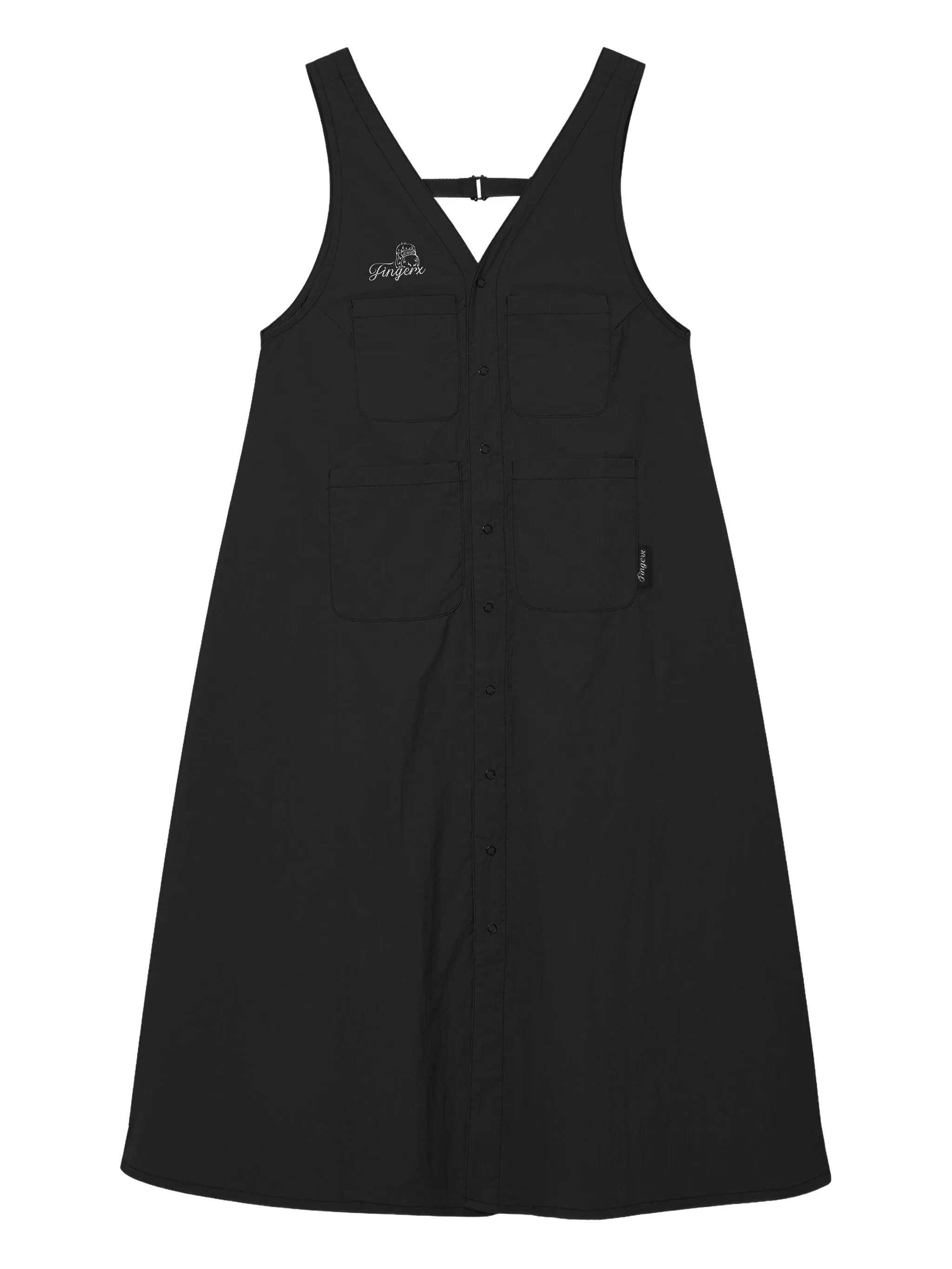 Платье миди на пуговицах Fingercroxx, синий
Платье миди на пуговицах Fingercroxx, синий